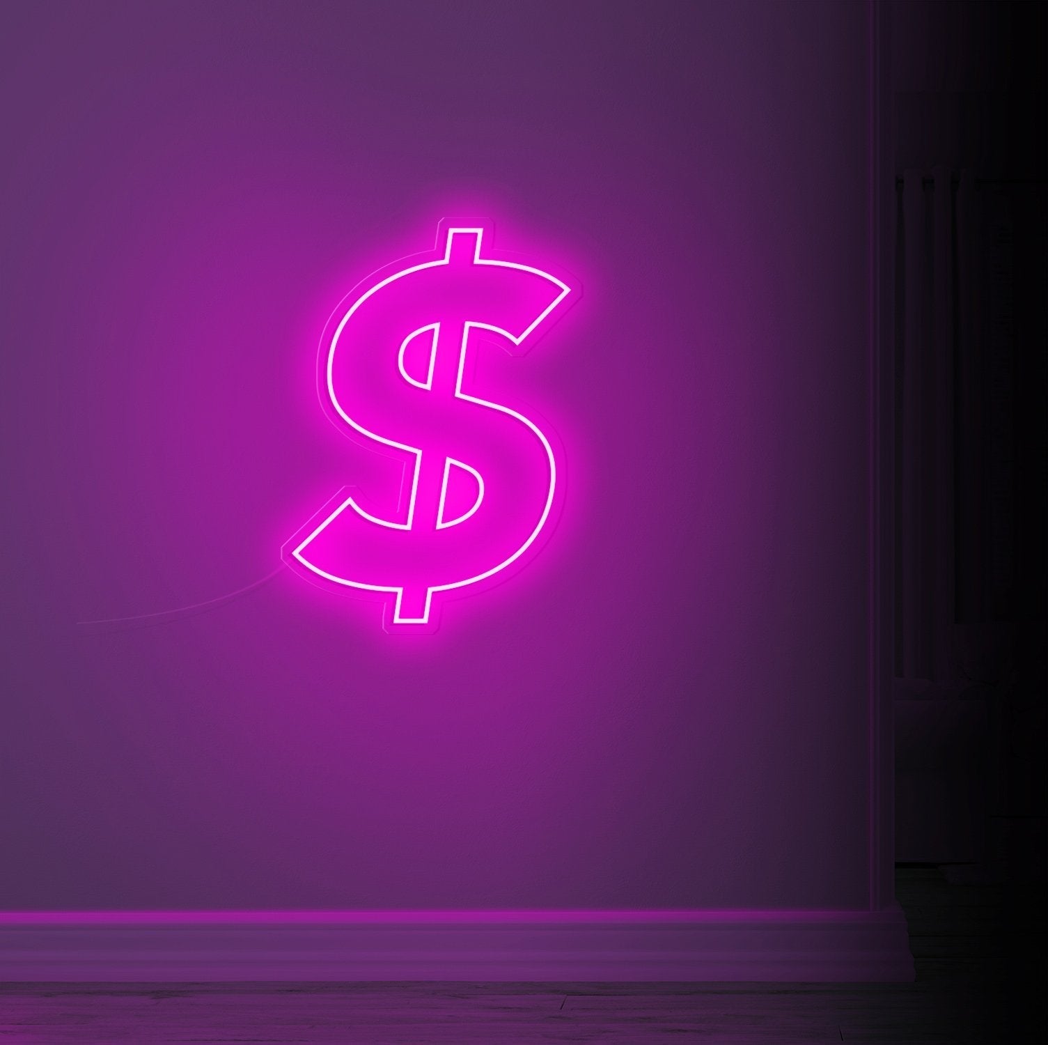 Pink Money Sign