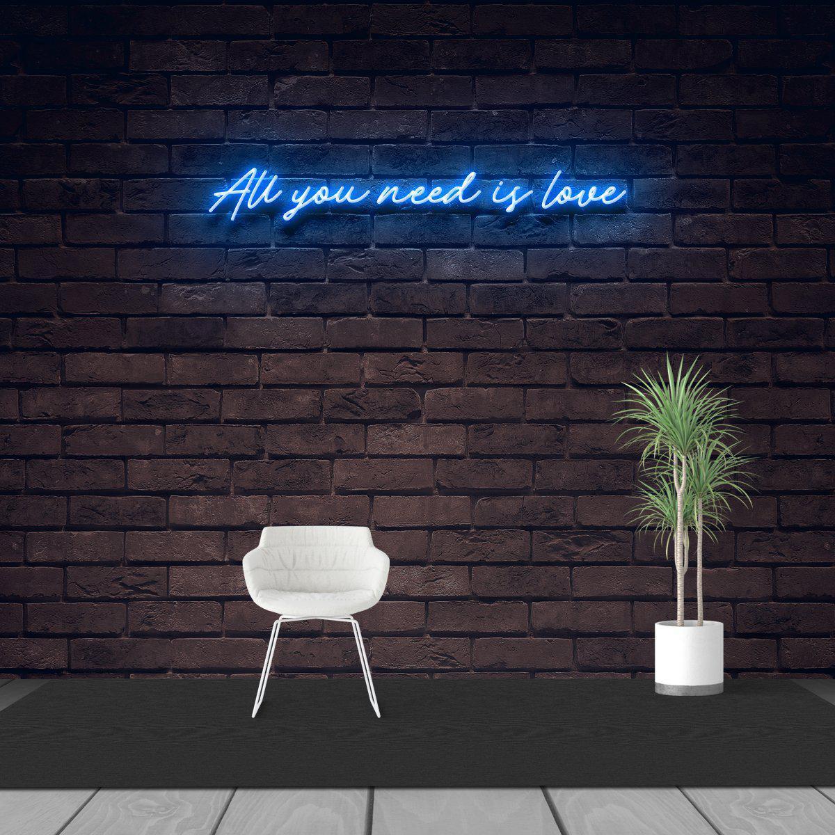 All You Need Is Love Neon Sign