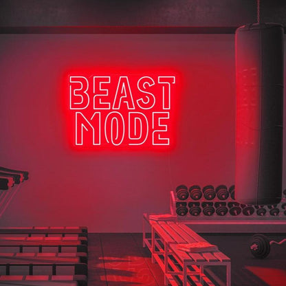 Beast Mode Neon Sign