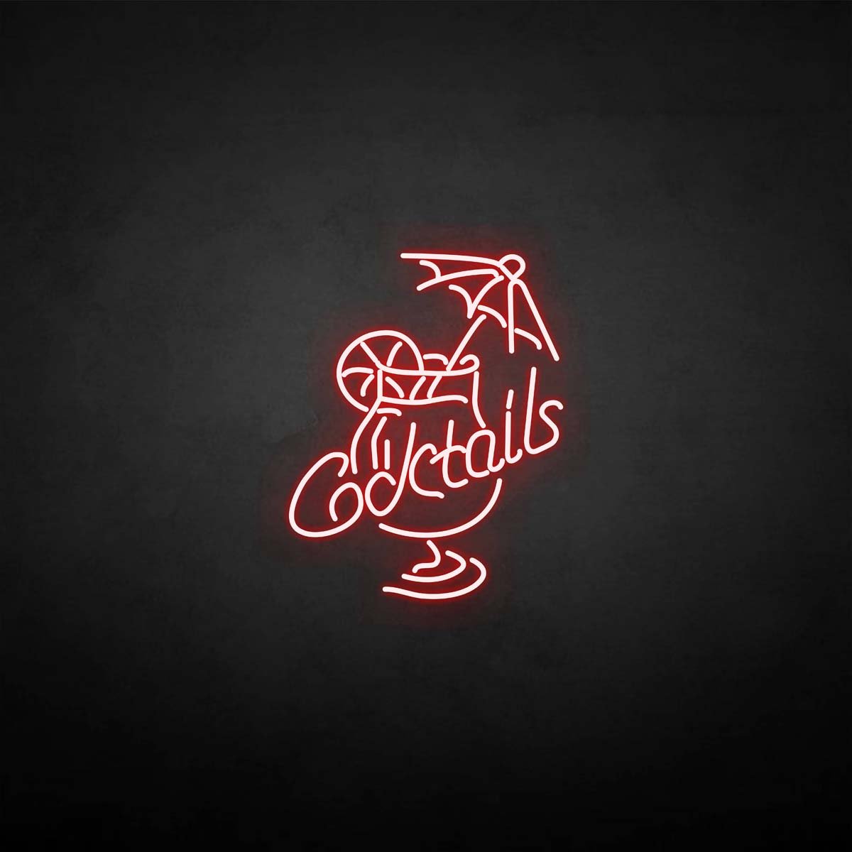 'cocktail' neon sign