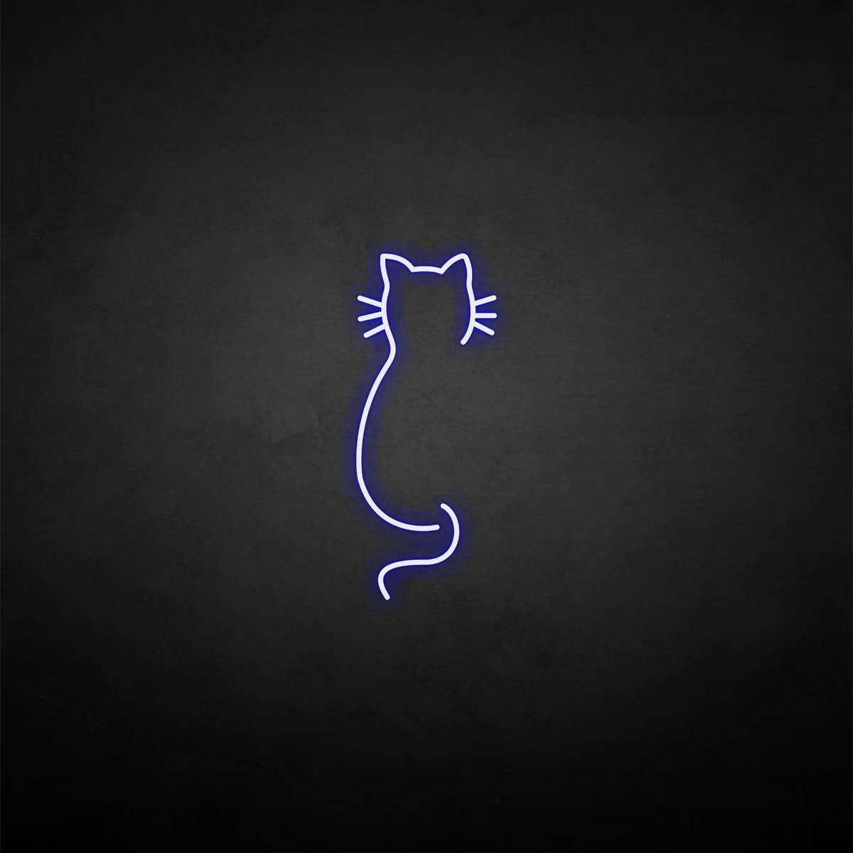 'Cat back' neon sign