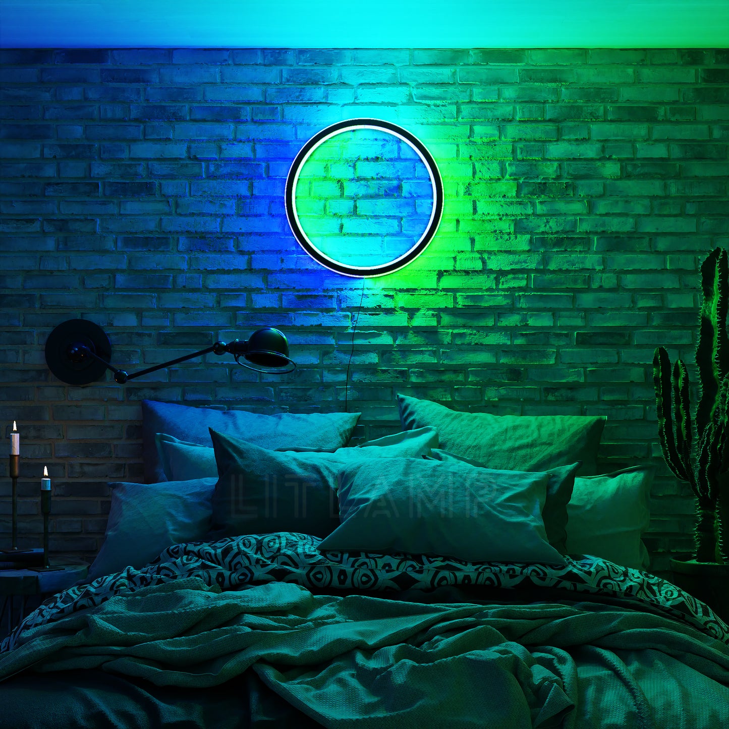LED-Wandleuchte mit Farbwechsel - LitLamp™